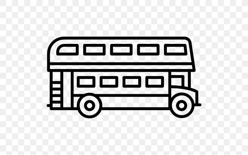 Double-decker Bus School Bus 2階建車両 Transit Bus, PNG, 512x512px, Bus, Area, Automotive Design, Black And White, Brand Download Free