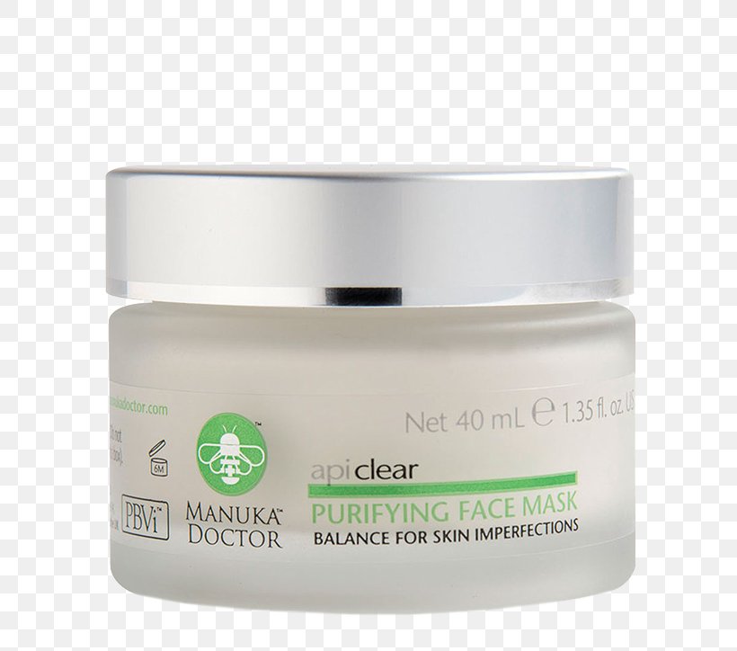 Cream Manuka ApiClear Doctor Skin Treatment Serum Bee Mānuka Honey Mask, PNG, 724x724px, Cream, Apitoxin, Bee, Cosmetics, Face Download Free