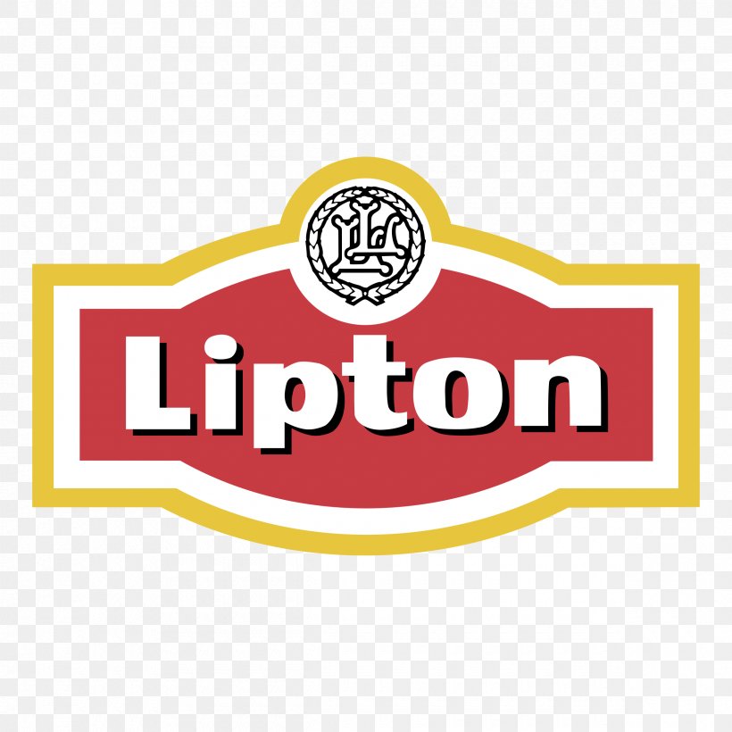 Iced Tea Logo Yellow Lipton Brand, PNG, 2400x2400px, Iced Tea, Area, Brand, Label, Lipton Download Free