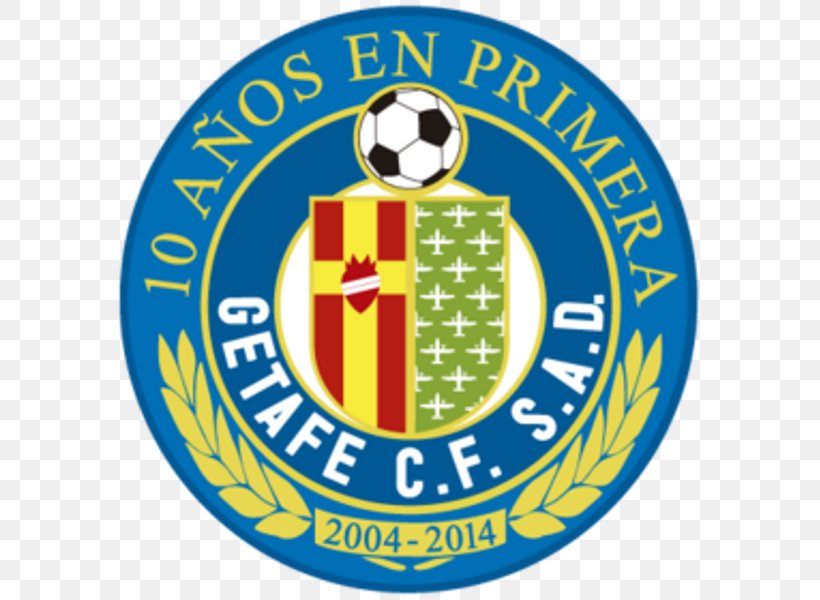 Getafe CF Escudo De Getafe La Liga Football, PNG, 600x600px, Getafe Cf, Area, Badge, Ball, Brand Download Free