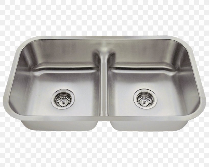 Kitchen Sink Stainless Steel Tap, PNG, 1000x800px, Sink, Bathroom Sink, Bowl, Brushed Metal, Cabinetry Download Free