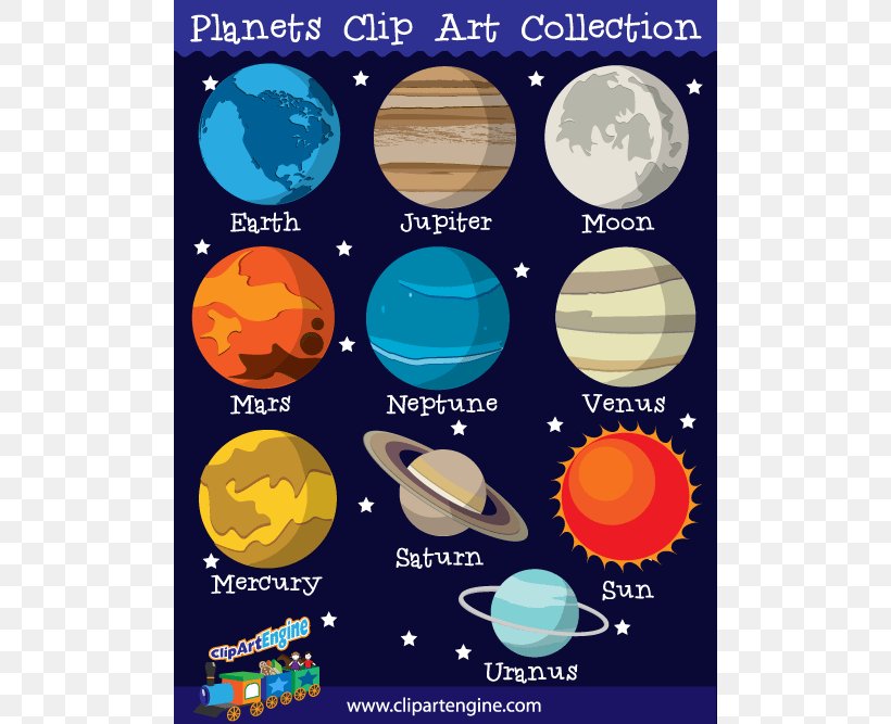 The Nine Planets Solar System Clip Art, PNG, 500x667px, Planet, Art, Color, Drawing, Free Content Download Free