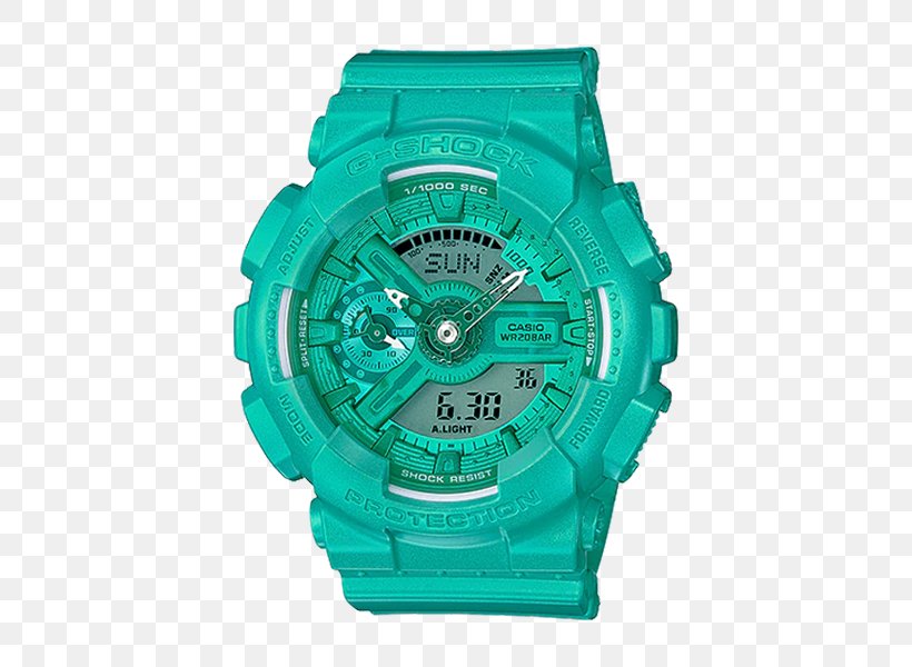 Analog Watch G-Shock Casio Blue, PNG, 500x600px, Watch, Analog Watch, Aqua, Blue, Casio Download Free