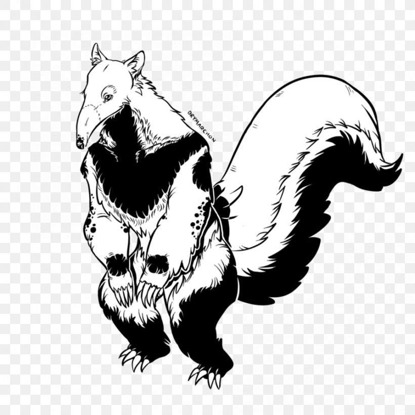 Canidae Cat Dog Mammal Clip Art, PNG, 894x894px, Canidae, Art, Artwork, Bear, Black And White Download Free