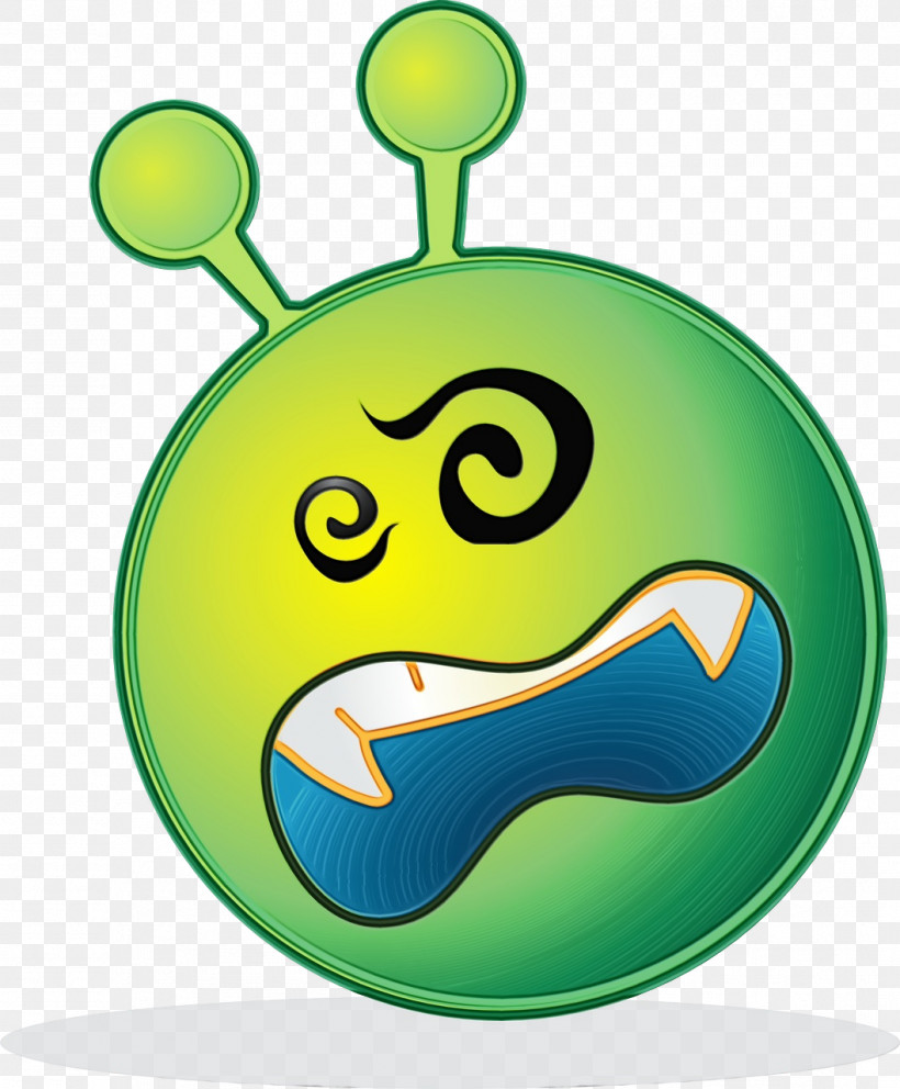 Emoticon, PNG, 1057x1280px, Watercolor, Emoticon, Green, Happy, Paint Download Free