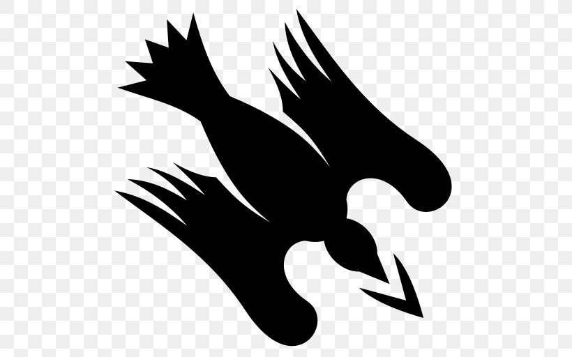 Symbol Clip Art, PNG, 512x512px, Symbol, Beak, Bird, Bird Of Prey, Black And White Download Free