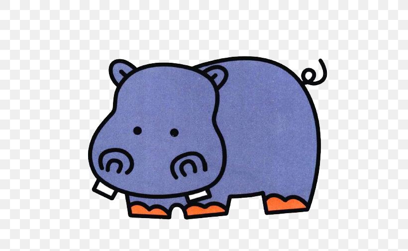 Hippopotamus Painting Child Cartoon Stroke, PNG, 625x504px, Hippopotamus, Animal, Area, Blue, Cartoon Download Free