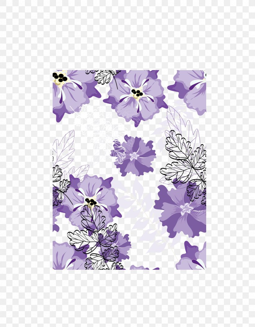 Light Purple Pattern, PNG, 1661x2130px, Light, Color, Flower, Lilac, Motif Download Free
