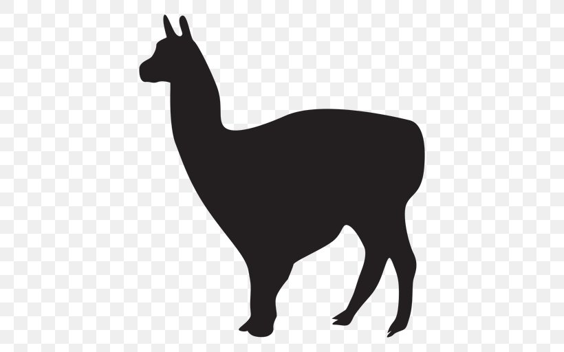 Llama Illustration Clip Art Drawing, PNG, 512x512px, Llama, Animal, Black And White, Camel Like Mammal, Deer Download Free