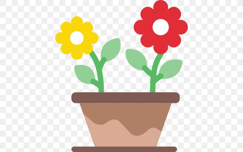 Flowering Plant Happiness Artwork, PNG, 512x512px, Flower, Artwork, Floral Design, Flowering Plant, Flowerpot Download Free