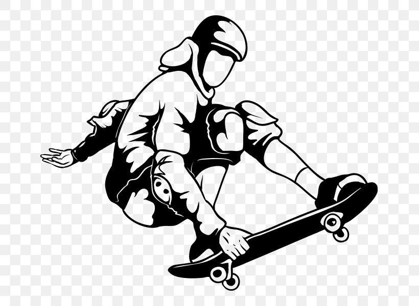 Skateboarding Wall Decal Sticker Sport, PNG, 800x600px, Skateboarding, Adhesive, Arm, Art, Black Download Free