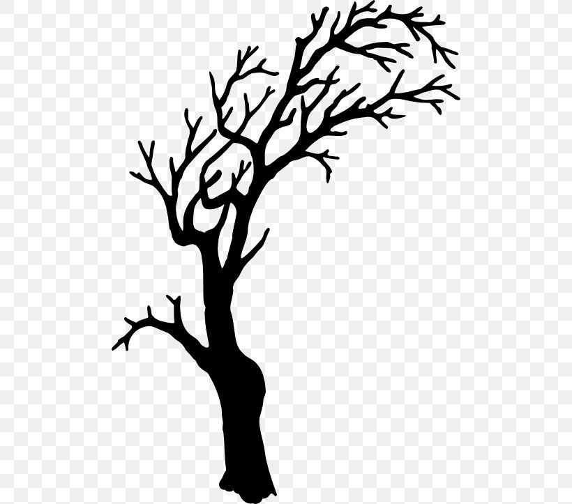 Tree Silhouette Branch Clip Art, PNG, 500x723px, Tree, Area, Art, Black, Black And White Download Free