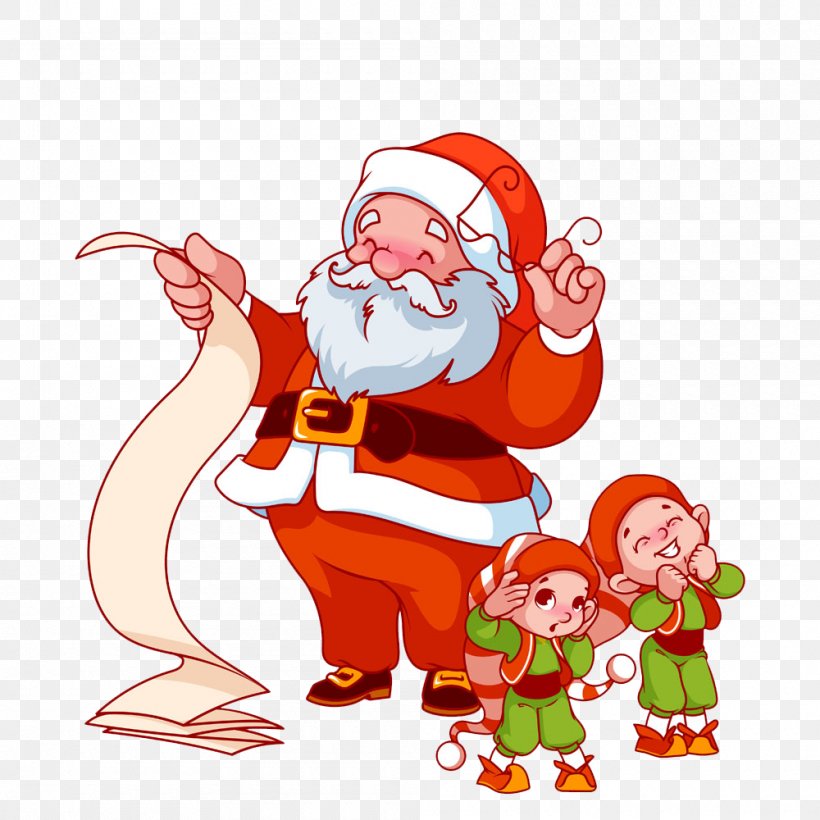 Ded Moroz Santa Claus Gift Illustration, PNG, 1000x1000px, Ded Moroz, Art, Cartoon, Child, Christmas Download Free