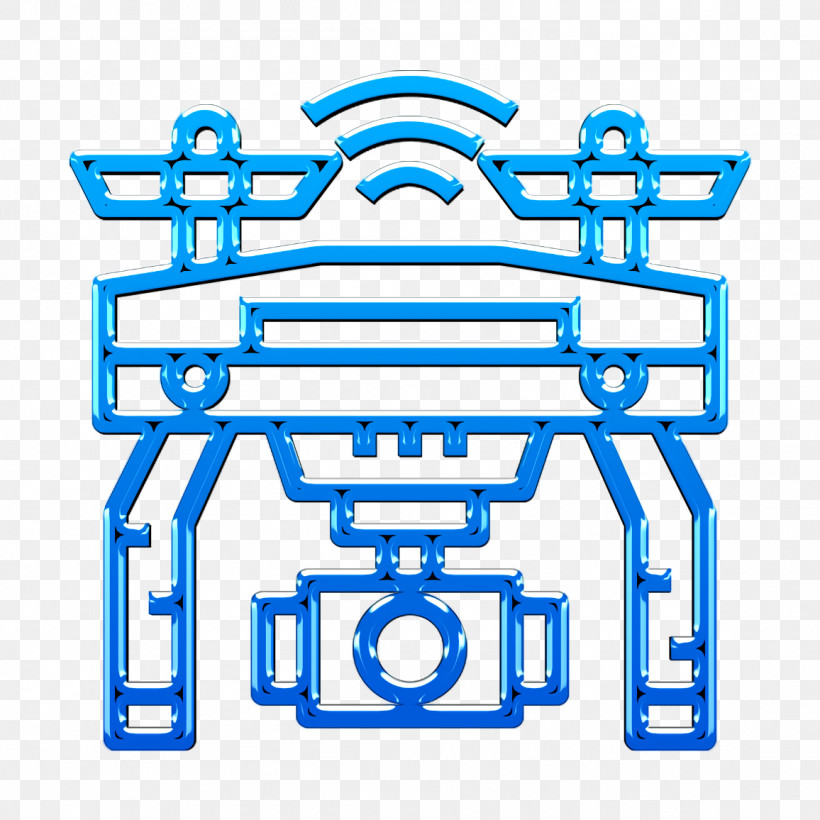 Drone Icon Film Director Icon, PNG, 1156x1156px, Drone Icon, Electric Blue, Film Director Icon, Line Download Free