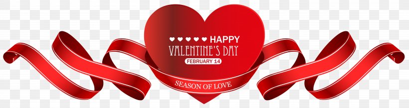 Valentine's Day Red Heart Decor Transparent PNG Clip Art Image, PNG, 8000x2123px, Watercolor, Cartoon, Flower, Frame, Heart Download Free