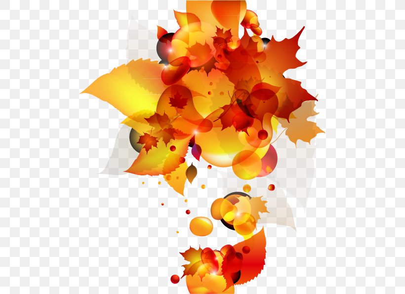 Autumn Abstract Art Leaf, PNG, 499x595px, Autumn, Abstract Art, Art, Cdr, Floral Design Download Free