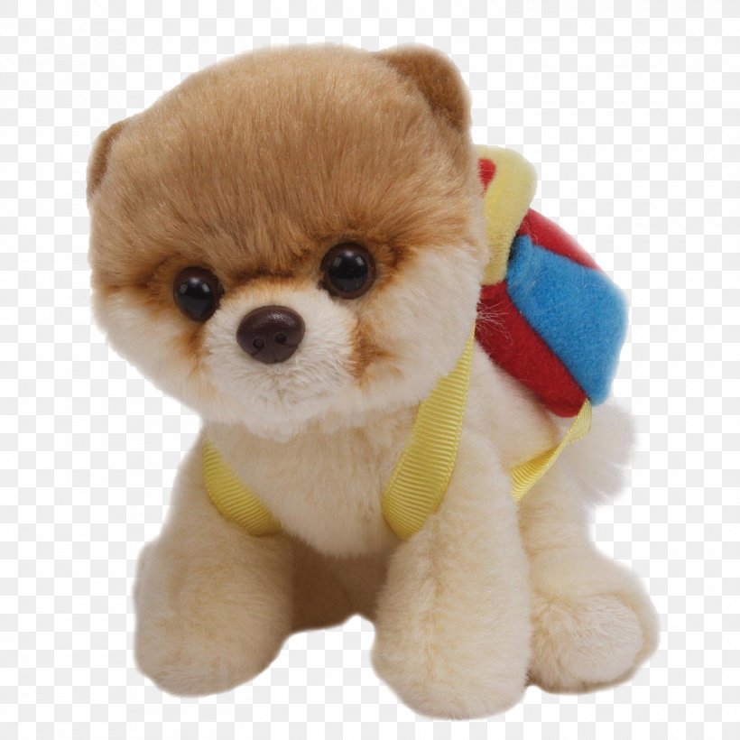 Dog Boo Stuffed Animals & Cuddly Toys Backpack Gund, PNG, 1500x1500px, Watercolor, Cartoon, Flower, Frame, Heart Download Free
