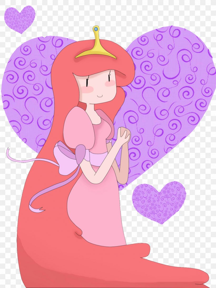 Princess Bubblegum Drawing DeviantArt, PNG, 1024x1365px, Watercolor, Cartoon, Flower, Frame, Heart Download Free