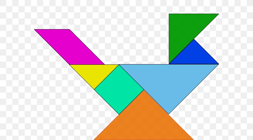 Tangram Blocks Puzzle Clip Art, PNG, 600x454px, Tangram, Area, Diagram, Dissection Puzzle, Game Download Free