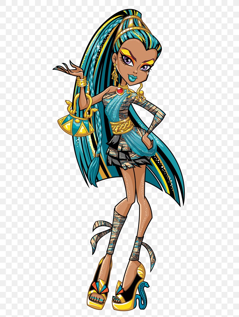 Cleo DeNile Monster High Clawdeen Wolf Frankie Stein Ever After High, PNG, 500x1086px, Cleo Denile, Art, Artwork, Clawdeen Wolf, Costume Download Free