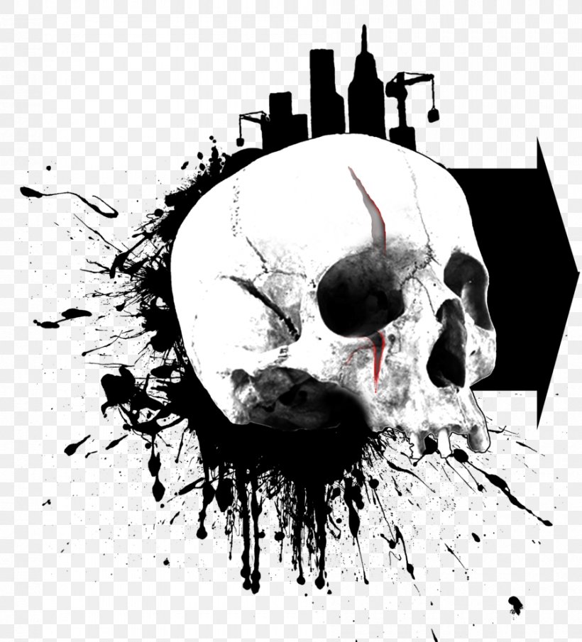 Graffiti Skull Drawing Art Desktop Wallpaper, PNG, 900x994px, Graffiti, Art, Black And White, Bone, City Download Free