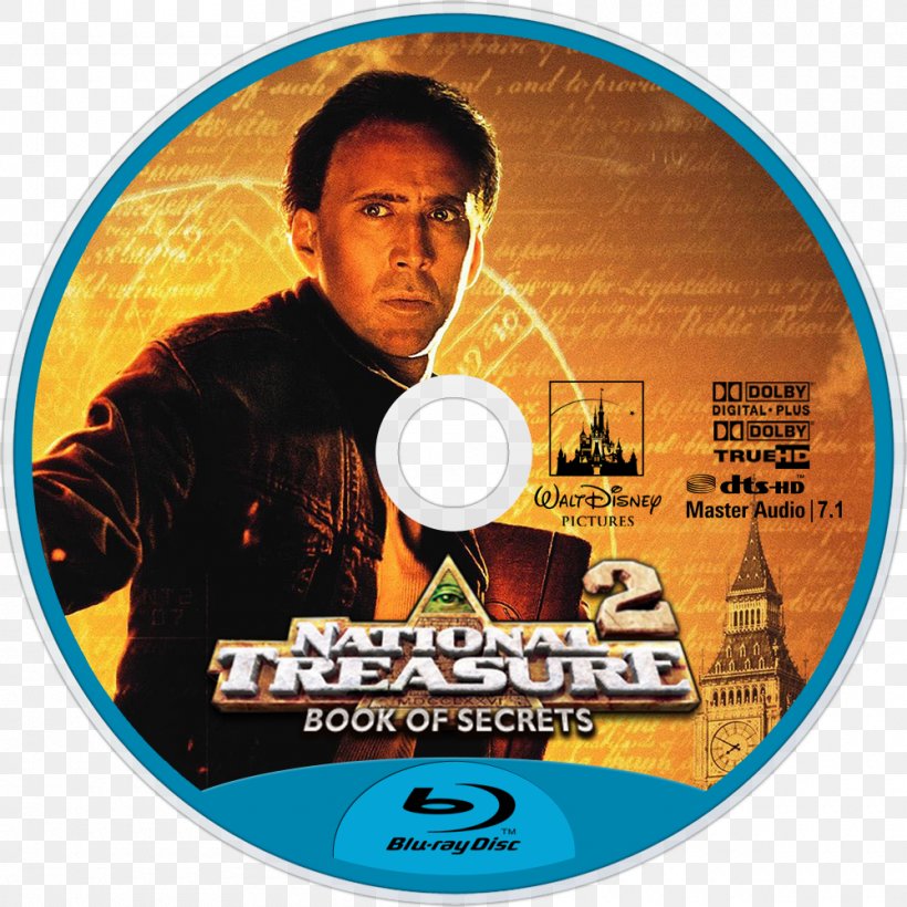 Jon Turteltaub National Treasure: Book Of Secrets Blu-ray Disc Film, PNG, 1000x1000px, Jon Turteltaub, Adventure Film, Album Cover, Bdrip, Bluray Disc Download Free