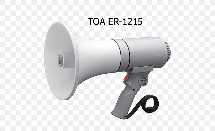 Microphone Megaphone TOA Corp. Electric Battery Sound, PNG, 500x500px, Microphone, Electric Battery, Hand, Hardware, Loudspeaker Download Free