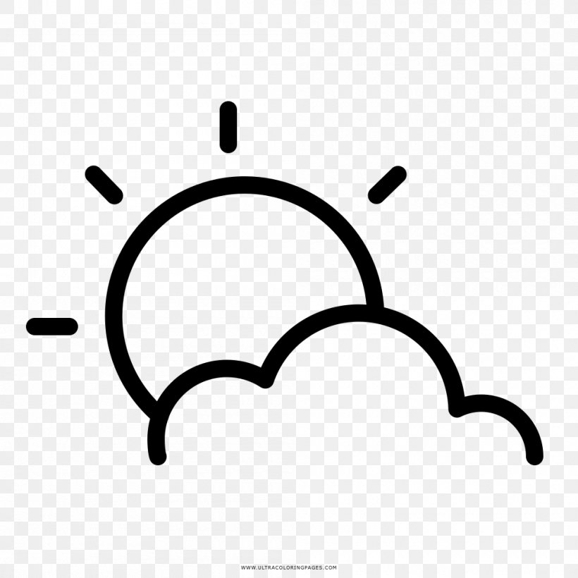 Cloud Drawing Coloring Book Clip Art, PNG, 1000x1000px, Cloud, Black, Black And White, Brand, Can Stock Photo Download Free