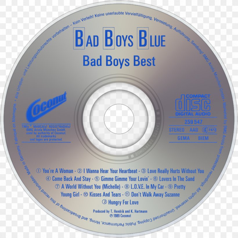Compact Disc Brand, PNG, 1000x1000px, Compact Disc, Bad Boys Blue, Brand, Data Storage Device, Disk Storage Download Free