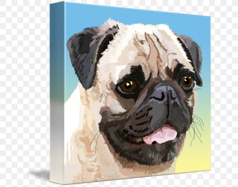 Pug Dog Breed Companion Dog Fine Art, PNG, 650x647px, Pug, Art, Breed, Carnivoran, Companion Dog Download Free