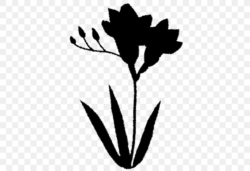 Flower Plant Stem Leaf Clip Art Silhouette, PNG, 502x560px, Flower, Blackandwhite, Botany, Flowering Plant, Leaf Download Free