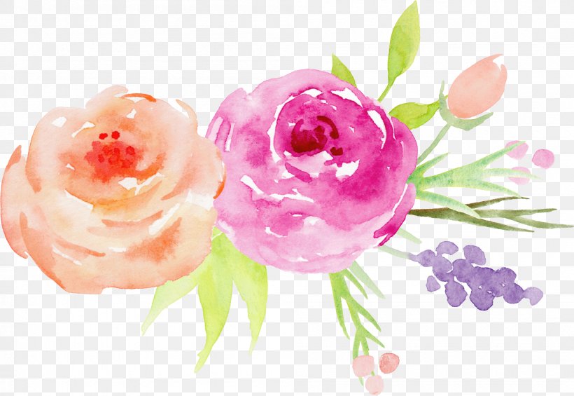 Flower Watercolor Painting Garden Roses, PNG, 2002x1380px, Watercolour Flowers, Cut Flowers, Floral Design, Floristry, Flower Download Free