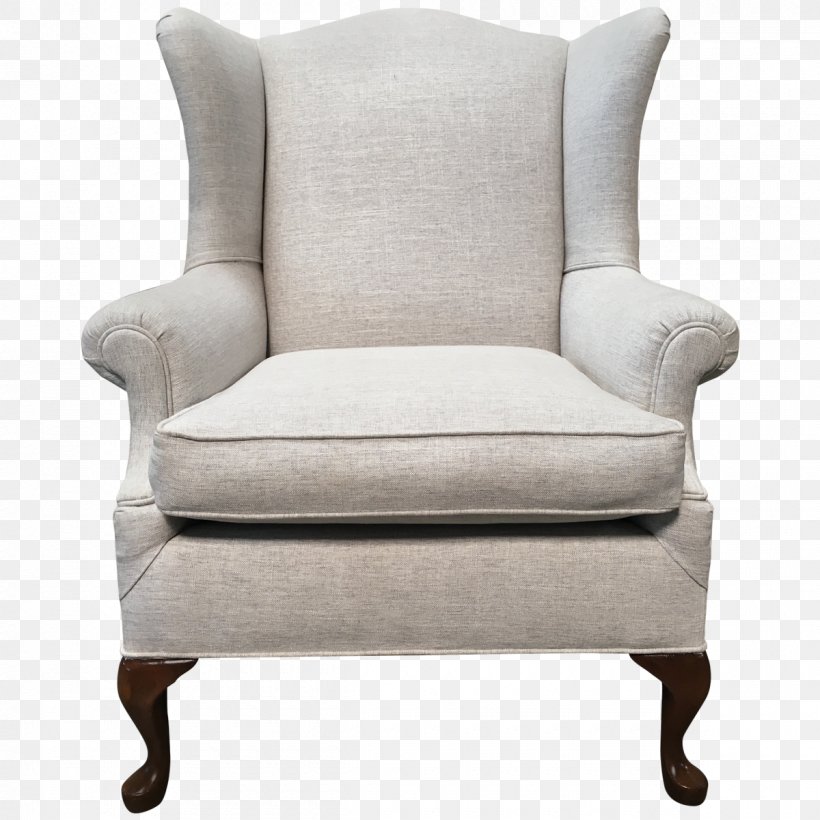 Club Chair Slipcover Wing Chair Furniture, PNG, 1200x1200px, Club Chair, Cabriole Leg, Chair, Comfort, Couch Download Free