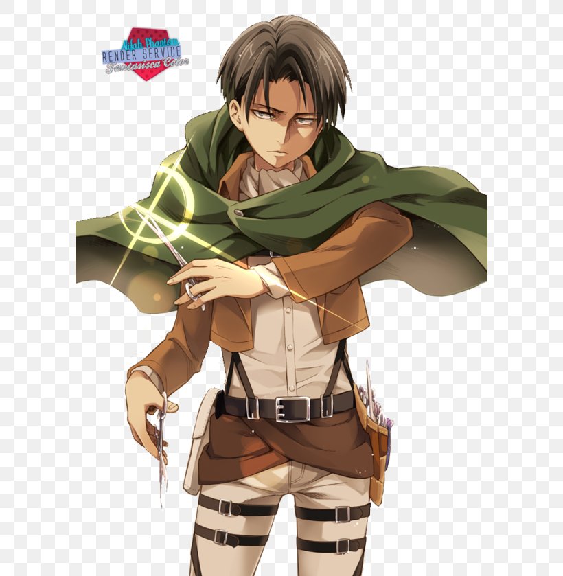 Levi Eren Yeager Mikasa Ackerman Rendering Attack On Titan, PNG ...