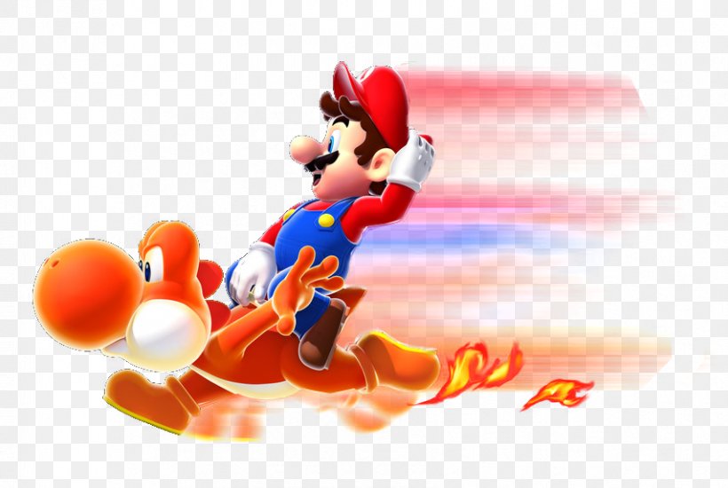 Mario & Yoshi Super Mario Galaxy 2 Luigi, PNG, 853x573px, Mario Yoshi, Art, Cartoon, Fictional Character, Figurine Download Free