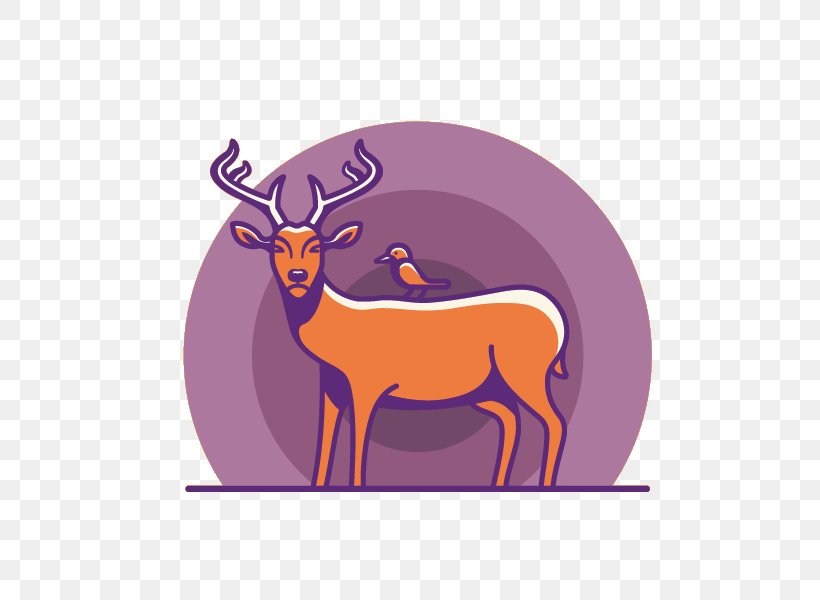 Reindeer Illustration, PNG, 800x600px, Deer, Antler, Cartoon, Horn, Mammal Download Free