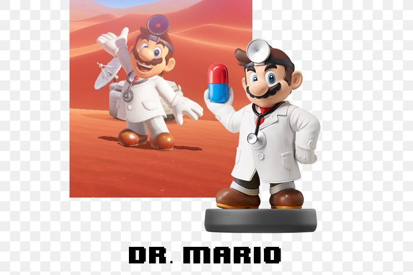 Super Smash Bros. For Nintendo 3DS And Wii U Super Mario Bros. Super Mario Odyssey Dr. Mario, PNG, 544x547px, Mario Bros, Amiibo, Dr Mario, Figurine, Finger Download Free