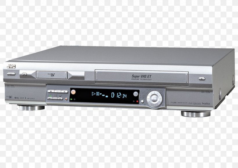 VCRs S-VHS Digital Video JVC, PNG, 1600x1131px, Vcrs, Audio Receiver, Cassette Deck, Compact Cassette, Digital Video Download Free