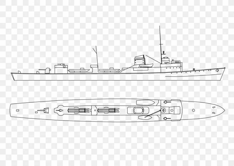 Heavy Cruiser Torpedo Boat Submarine Chaser Destroyer Protected Cruiser, PNG, 1600x1132px, Heavy Cruiser, Black And White, Boat, Boating, Coastal Defence Ship Download Free