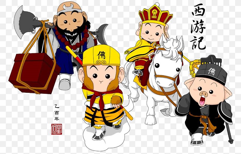 Journey To The West Sun Wukong China Xuanzang Baigujing, PNG, 787x524px, Journey To The West, Art, Baigujing, Cartoon, China Download Free