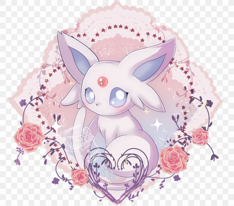 Pokémon X And Y Espeon Eevee Umbreon Drawing, PNG, 843x742px, Watercolor, Cartoon, Flower, Frame, Heart Download Free