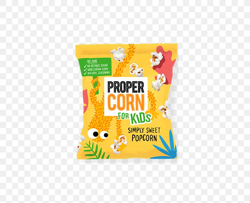 Popcorn Vegetarian Cuisine Junk Food Snack PROPERCORN, PNG, 500x666px, Popcorn, Child, Family, Flavor, Food Download Free