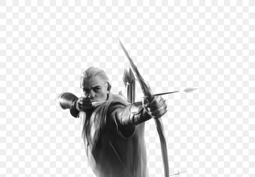The Lord Of The Rings Legolas Gandalf, PNG, 500x570px, Lord Of The Rings, Black And White, Cold Weapon, Display Resolution, Fictional Character Download Free