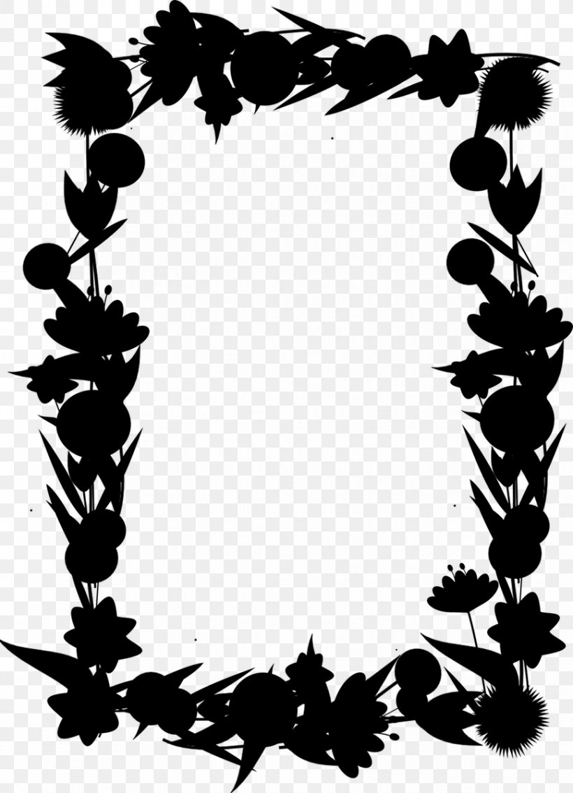 Clip Art Pattern Silhouette Leaf Flowering Plant, PNG, 867x1200px, Silhouette, Blackandwhite, Branching, Flowering Plant, Leaf Download Free