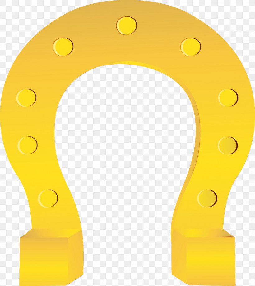 Yellow Horseshoe Horse Supplies Games Sports Equipment, PNG, 1422x1600px,  Download Free