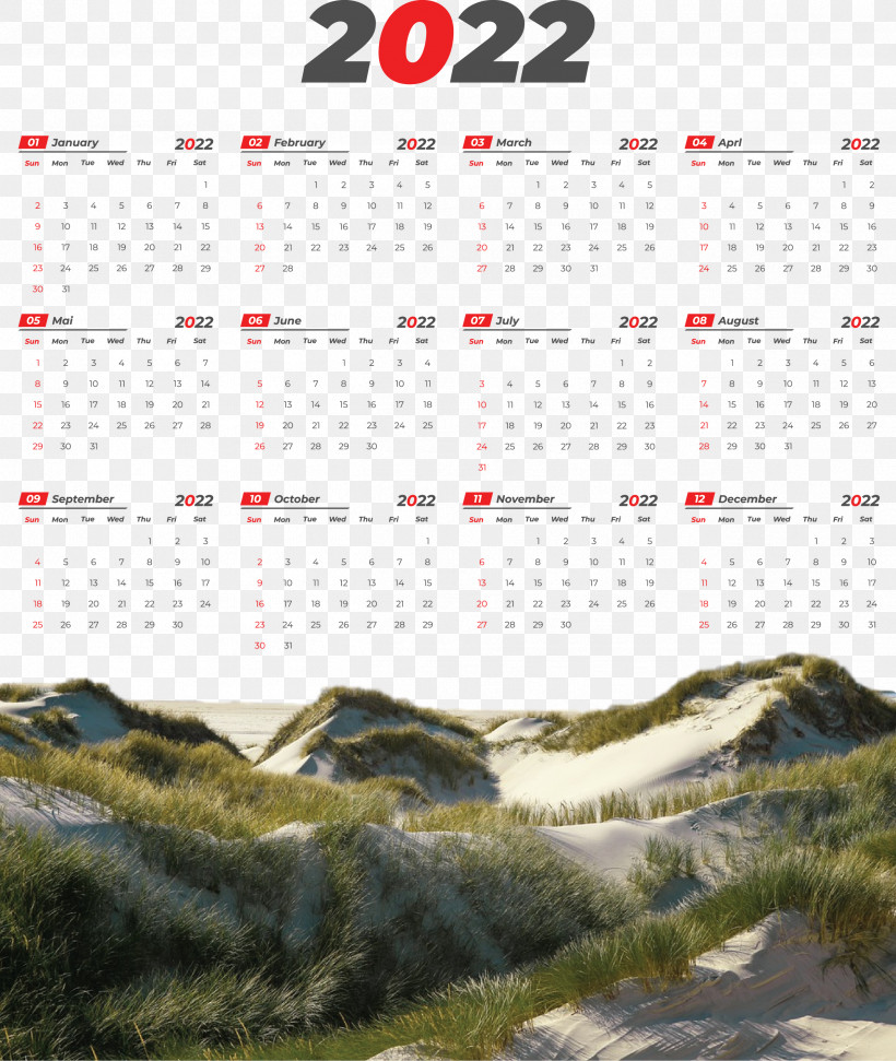 2022 Yeary Calendar 2022 Calendar, PNG, 2531x3000px, West Coast Of The United States, Beach, Best, Coast, De Koog Download Free