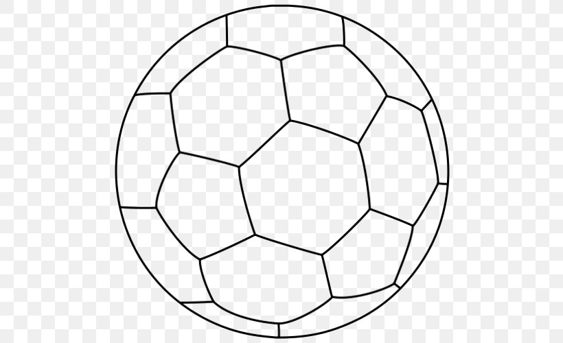 Football Drawing Ballon De Handball, PNG, 500x500px, Ball, Area, Ballon De Handball, Black And White, Child Download Free