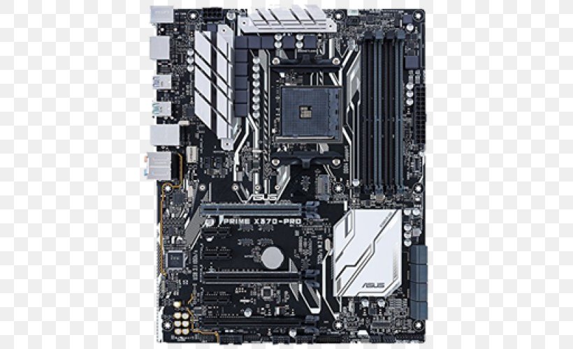 ASUS PRIME X370-PRO, PNG, 500x500px, Socket Am4, Advanced Micro Devices, Asus, Asus Prime X370pro, Atx Download Free
