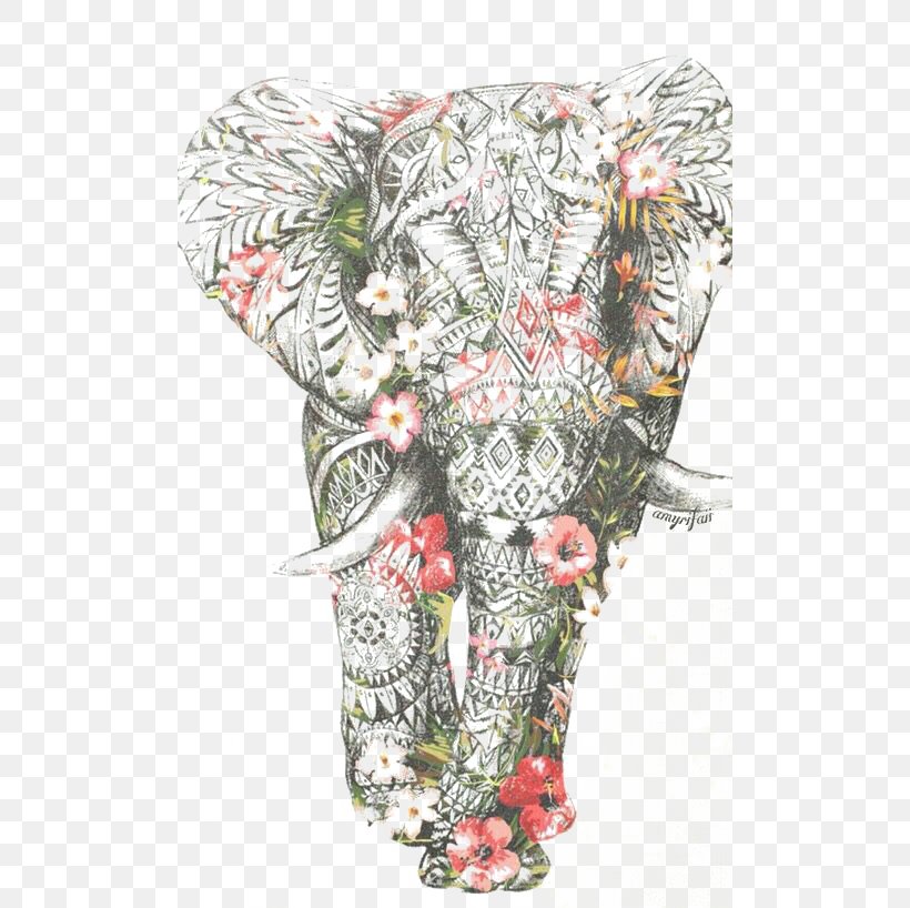 Elephant Pattern, PNG, 500x818px, Iphone 6 Plus, Art, Computer, Cut Flowers, Display Resolution Download Free