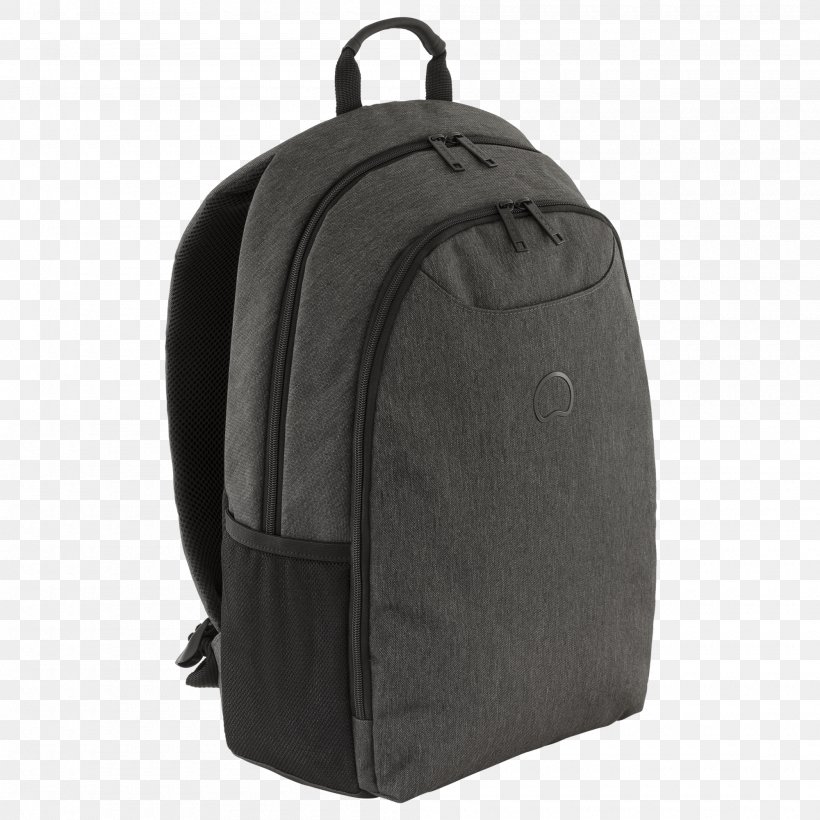 Backpack Laptop Bag Computer Cases & Housings Delsey, PNG, 2000x2000px, Backpack, Bag, Baggage, Black, Computer Cases Housings Download Free